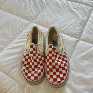 Red and White Checkered Vans